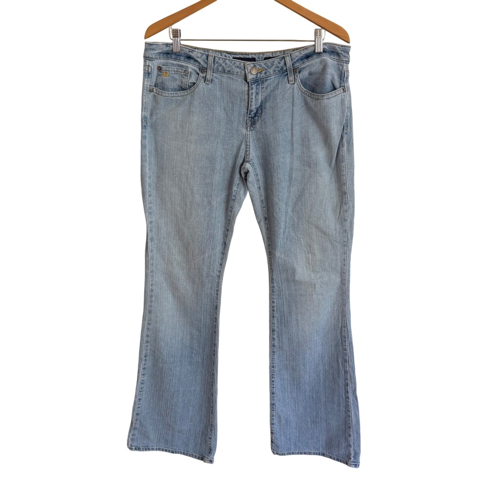 Vintage Aeropostale Stretch Flare Jeans Light Wash 13/14 Long 34" Inseam